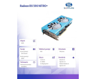 Sapphire Radeon RX 590 NITRO+ SE 8 GB GDDR5 256BIT 2HDMI/DVI/2DP 1128 - 1462915 - zdjęcie 2